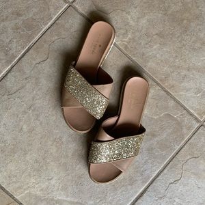 Kate Spade Two-Tone Sandal Slides